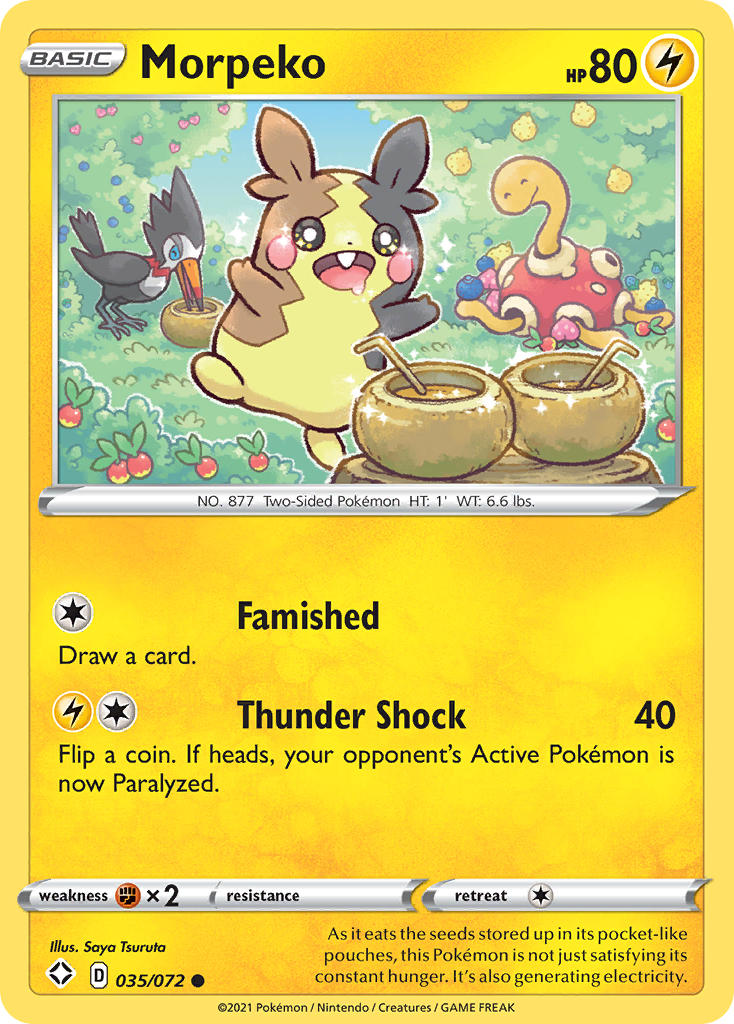 Morpeko (035/072) [Sword & Shield: Shining Fates] | Good Games Cannington