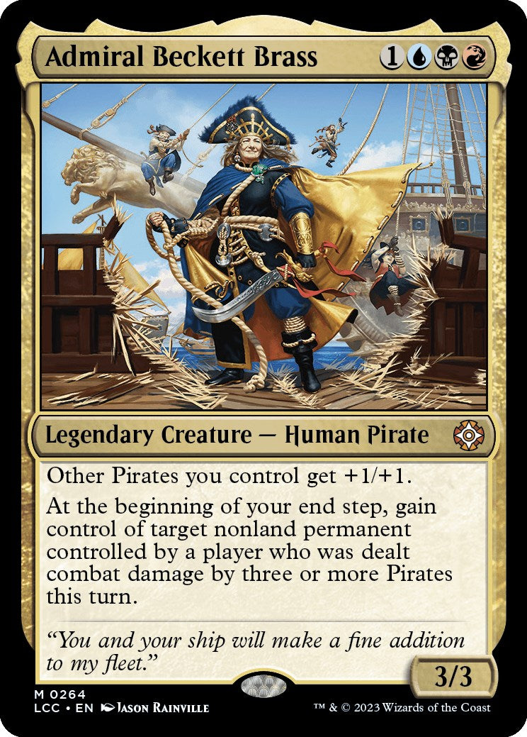 Admiral Beckett Brass [The Lost Caverns of Ixalan Commander] | Good Games Cannington