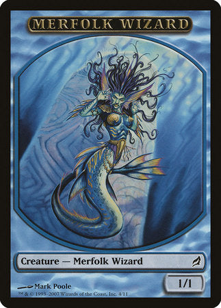 Merfolk Wizard Token [Lorwyn Tokens] | Good Games Cannington