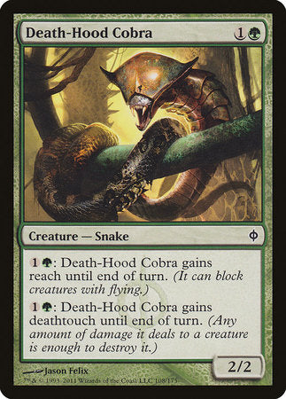 Death-Hood Cobra [New Phyrexia] | Good Games Cannington