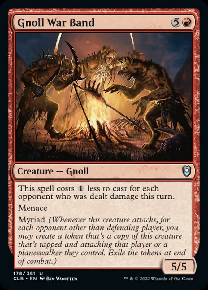 Gnoll War Band [Commander Legends: Battle for Baldur's Gate] | Good Games Cannington