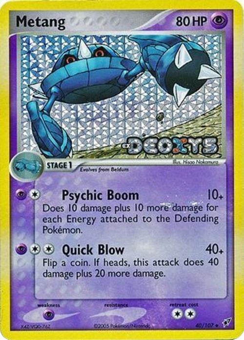 Metang (40/107) (Stamped) [EX: Deoxys] | Good Games Cannington