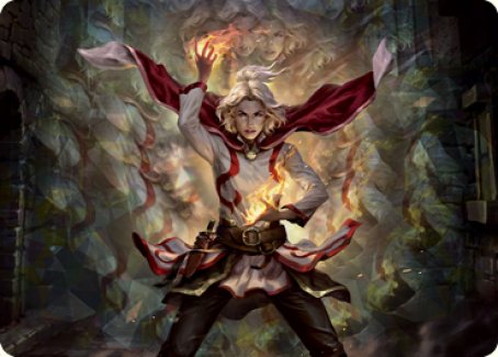 Delina, Wild Mage Art Card [Dungeons & Dragons: Adventures in the Forgotten Realms Art Series] | Good Games Cannington