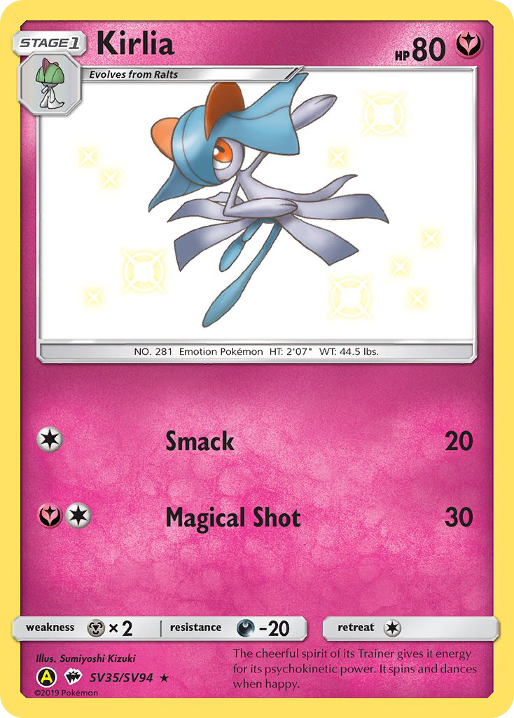 Kirlia (SV35/SV94) [Sun & Moon: Hidden Fates - Shiny Vault] | Good Games Cannington