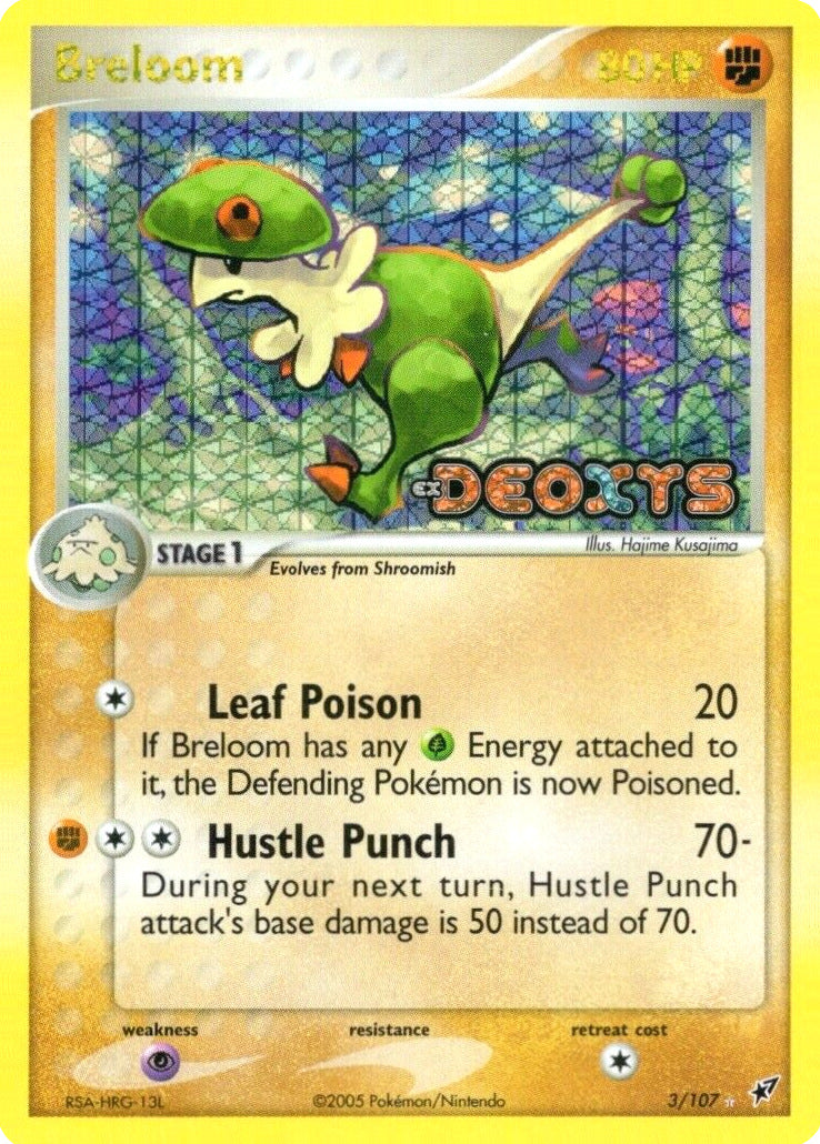 Breloom (3/107) (Stamped) [EX: Deoxys] | Good Games Cannington