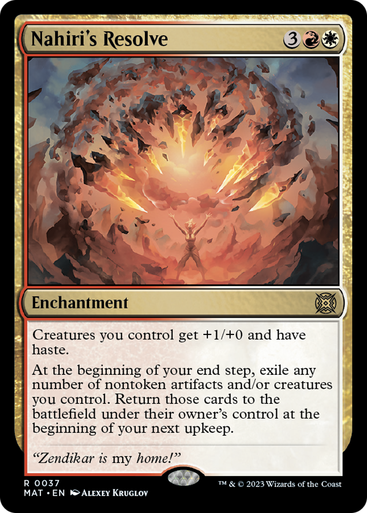 Nahiri's Resolve [March of the Machine: The Aftermath] | Good Games Cannington