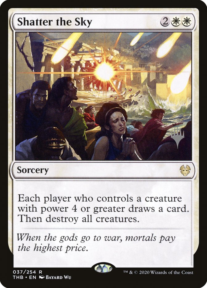 Shatter the Sky (Promo Pack) [Theros Beyond Death Promos] | Good Games Cannington