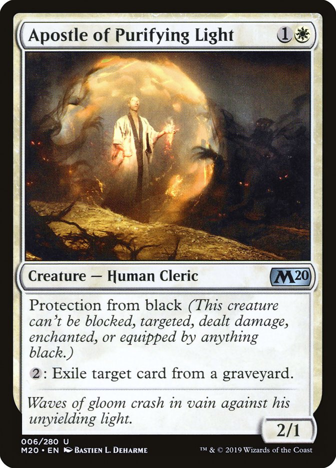 Apostle of Purifying Light [Core Set 2020] | Good Games Cannington