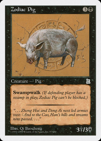 Zodiac Pig [Portal Three Kingdoms] | Good Games Cannington