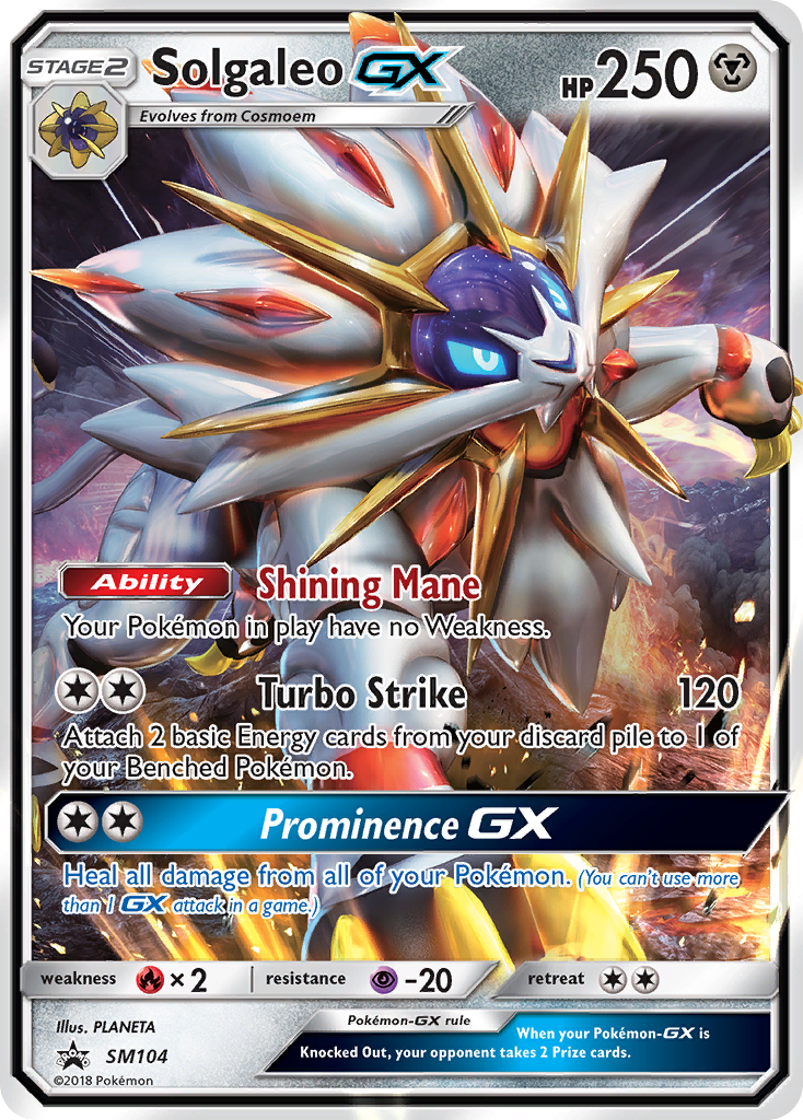 Solgaleo GX (SM104) [Sun & Moon: Black Star Promos] | Good Games Cannington