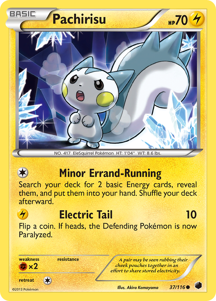 Pachirisu (37/116) [Black & White: Plasma Freeze] | Good Games Cannington
