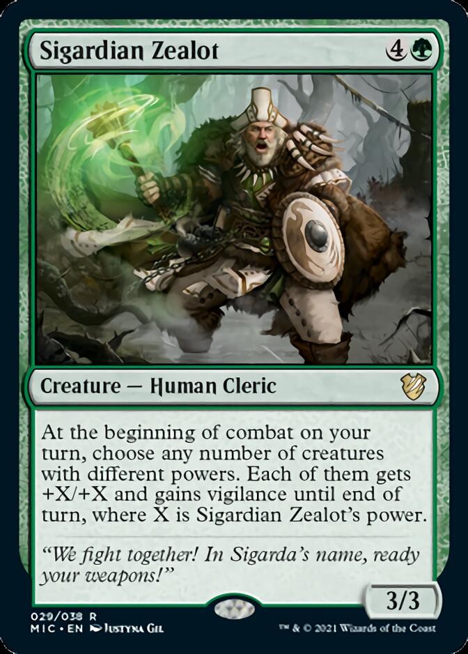 Sigardian Zealot [Innistrad: Midnight Hunt Commander] | Good Games Cannington