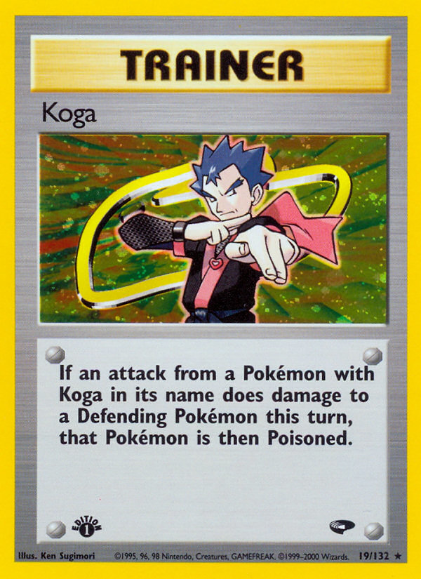 Koga (19/132) [Gym Challenge 1st Edition] | Good Games Cannington