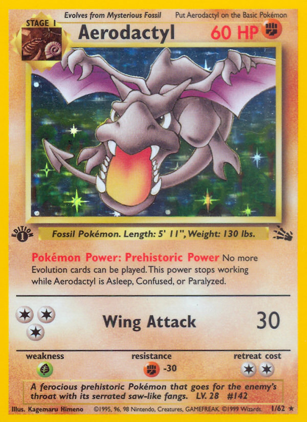 Aerodactyl (1/62) [Fossil 1st Edition] | Good Games Cannington