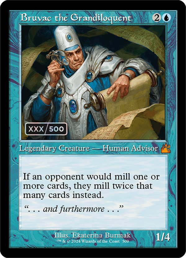 Bruvac the Grandiloquent (Retro) (Serialized) [Ravnica Remastered] | Good Games Cannington