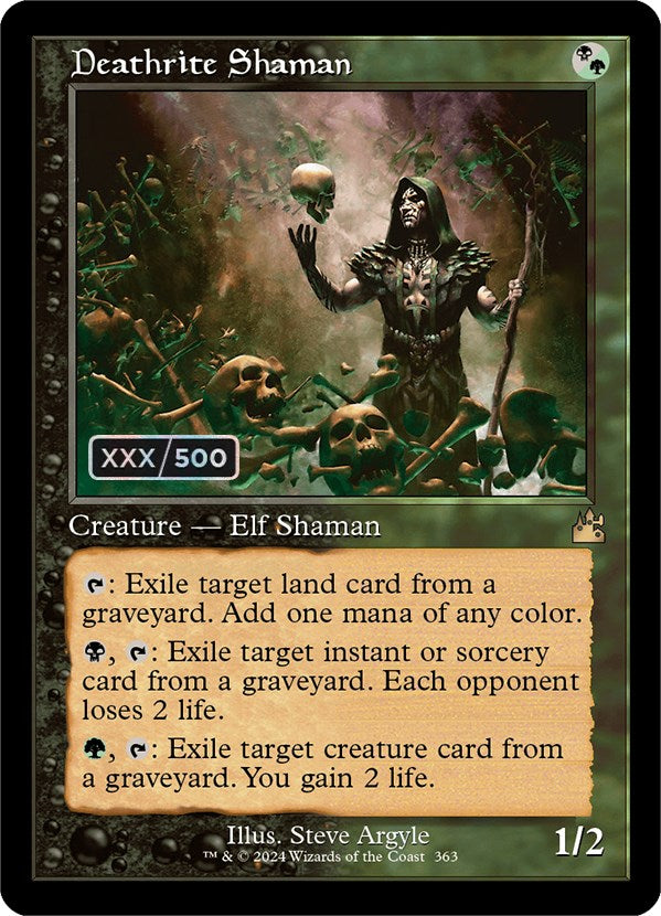 Deathrite Shaman (Retro) (Serialized) [Ravnica Remastered] | Good Games Cannington