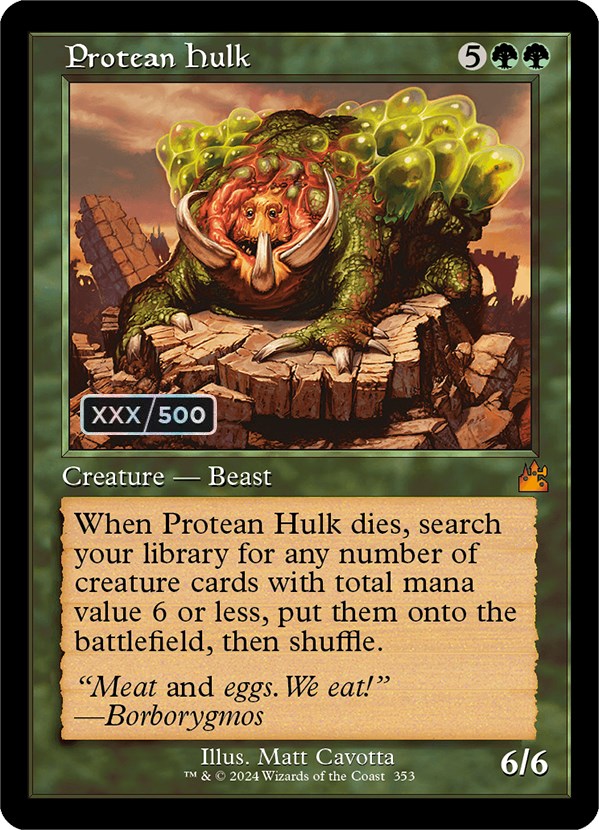 Protean Hulk (Retro) (Serialized) [Ravnica Remastered] | Good Games Cannington