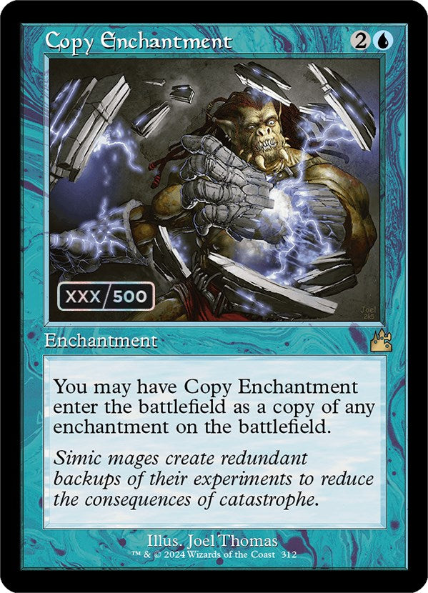 Copy Enchantment (Retro) (Serialized) [Ravnica Remastered] | Good Games Cannington