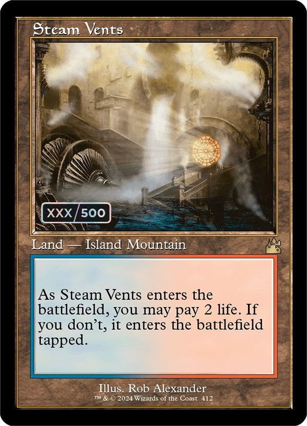 Steam Vents (Retro) (Serialized) [Ravnica Remastered] | Good Games Cannington