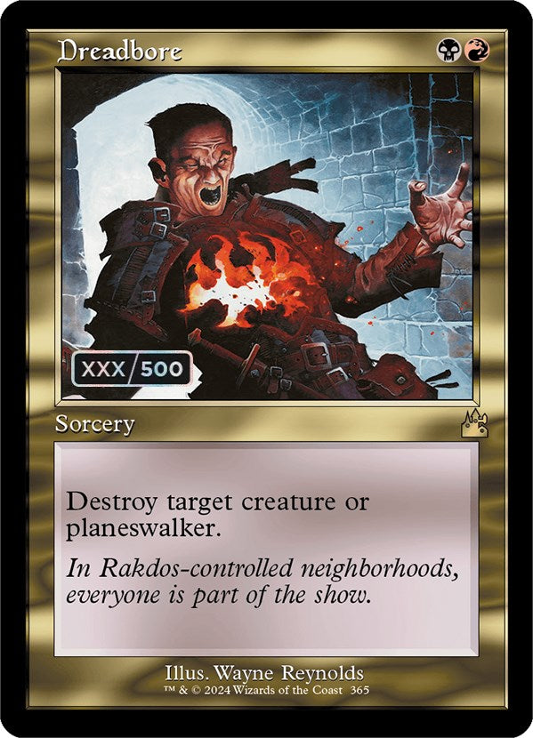Dreadbore (Retro) (Serialized) [Ravnica Remastered] | Good Games Cannington