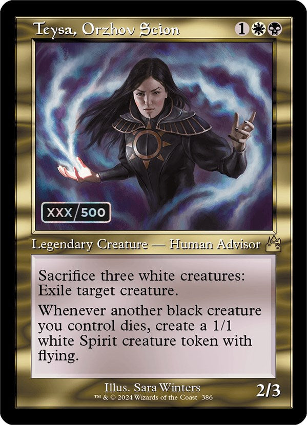 Teysa, Orzhov Scion (Retro) (Serialized) [Ravnica Remastered] | Good Games Cannington