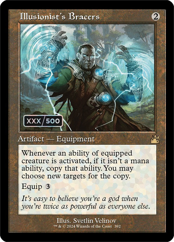 Illusionist's Bracers (Retro) (Serialized) [Ravnica Remastered] | Good Games Cannington