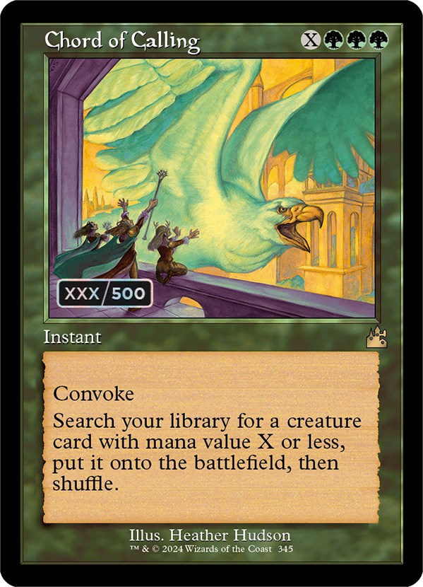 Chord of Calling (Retro) (Serialized) [Ravnica Remastered] | Good Games Cannington