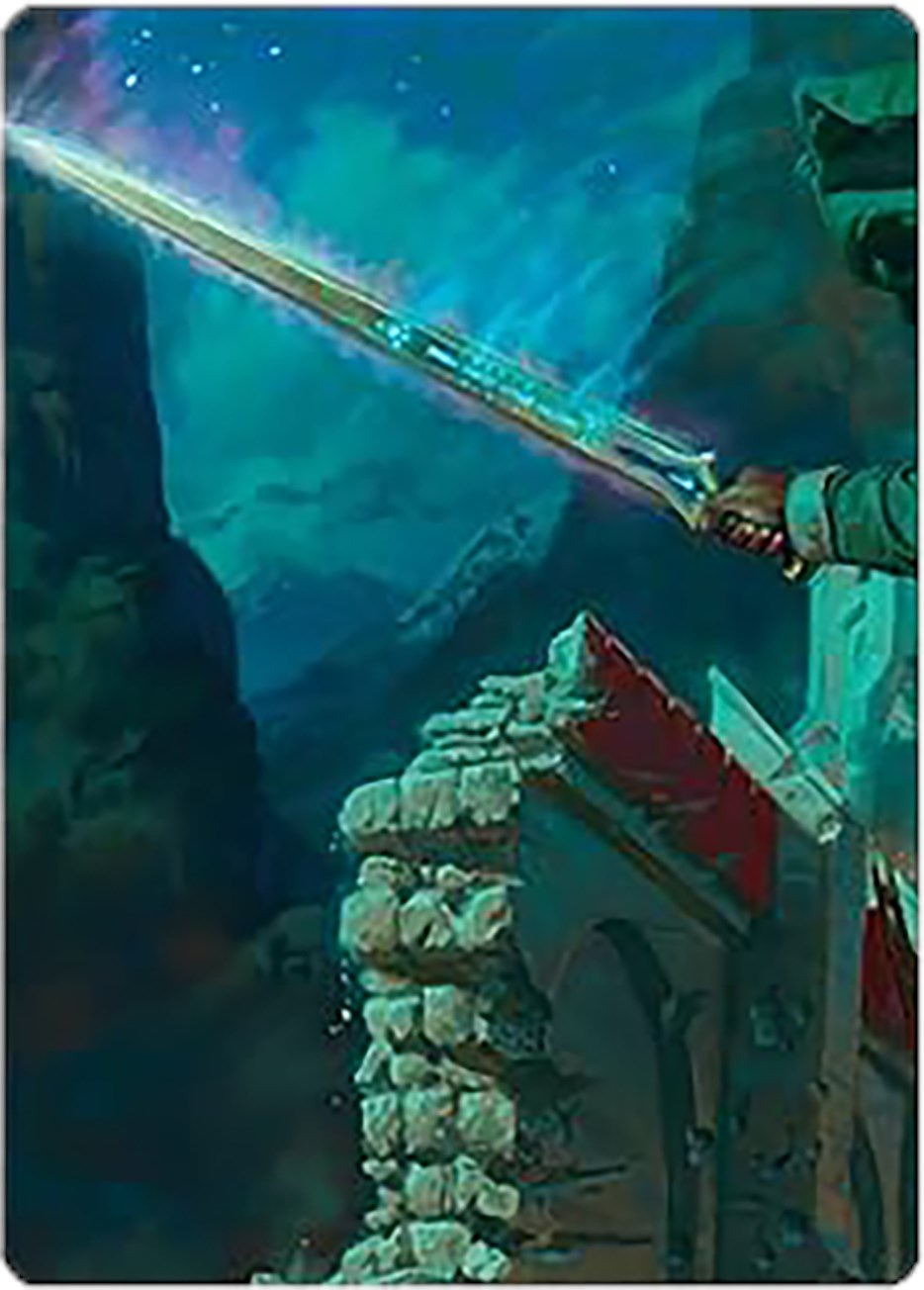 Anduril, Narsil Reforged Art Card [The Lord of the Rings: Tales of Middle-earth Art Series] | Good Games Cannington