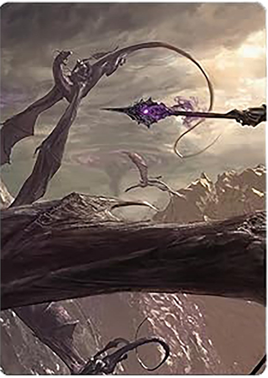 Nazgul Battle-Mace Art Card [The Lord of the Rings: Tales of Middle-earth Art Series] | Good Games Cannington