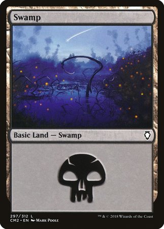 Swamp (297) [Commander Anthology Volume II] | Good Games Cannington