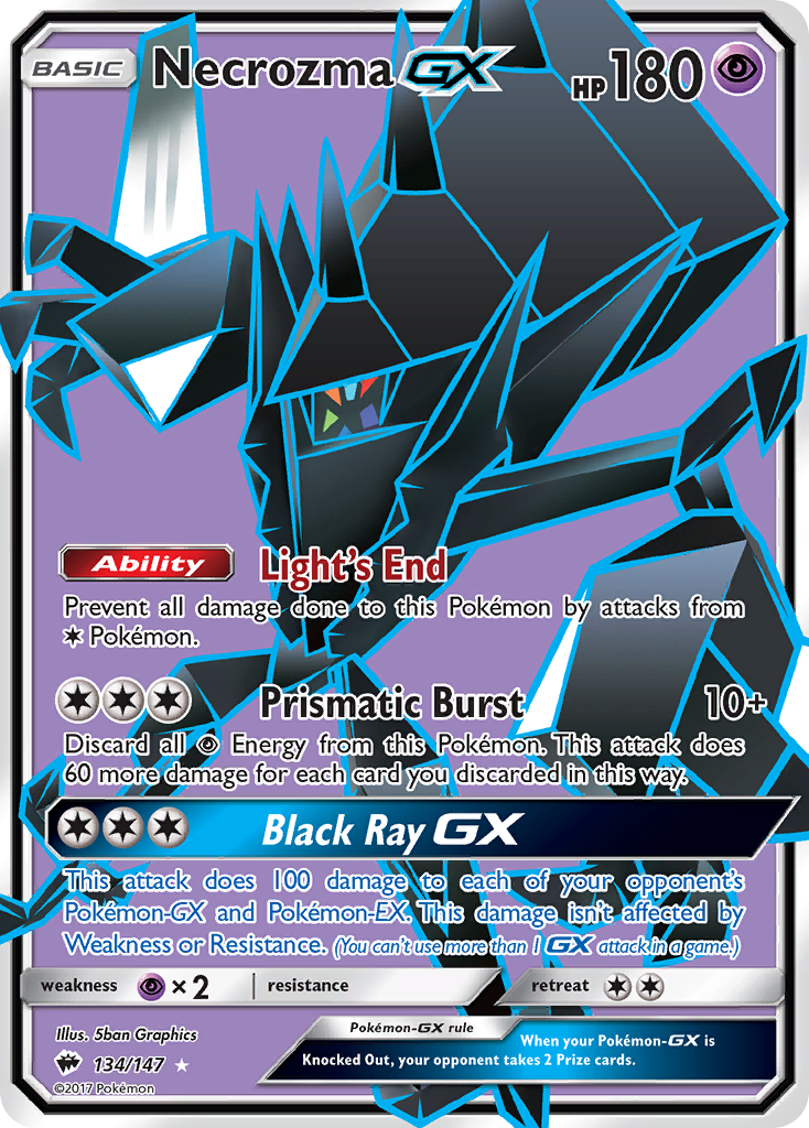 Necrozma GX (134/147) [Sun & Moon: Burning Shadows] | Good Games Cannington