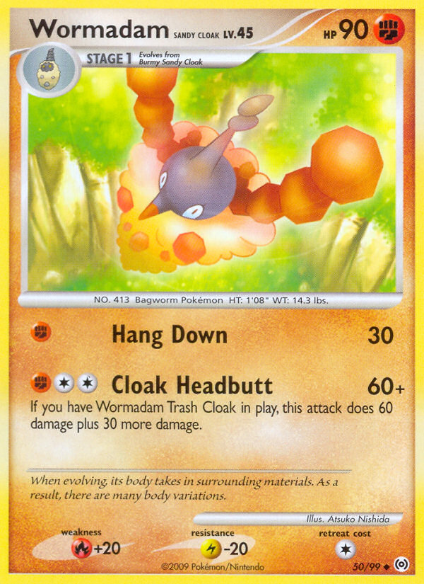 Wormadam Sandy Cloak (50/99) [Platinum: Arceus] | Good Games Cannington