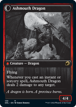Smoldering Egg // Ashmouth Dragon [Innistrad: Double Feature] | Good Games Cannington
