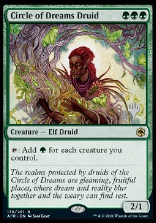 Circle of Dreams Druid (Promo Pack) [Dungeons & Dragons: Adventures in the Forgotten Realms Promos] | Good Games Cannington