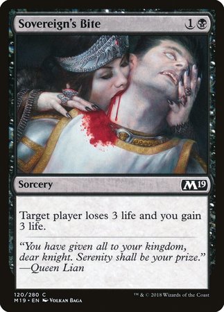 Sovereign's Bite [Core Set 2019] | Good Games Cannington