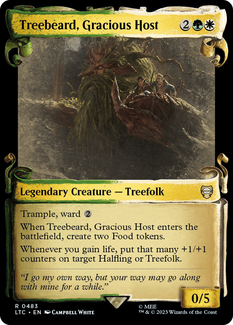 Treebeard, Gracious Host [The Lord of the Rings: Tales of Middle-Earth Commander Showcase Scrolls] | Good Games Cannington