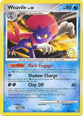 Weavile (40/132) [Countdown Calendar Promos] | Good Games Cannington