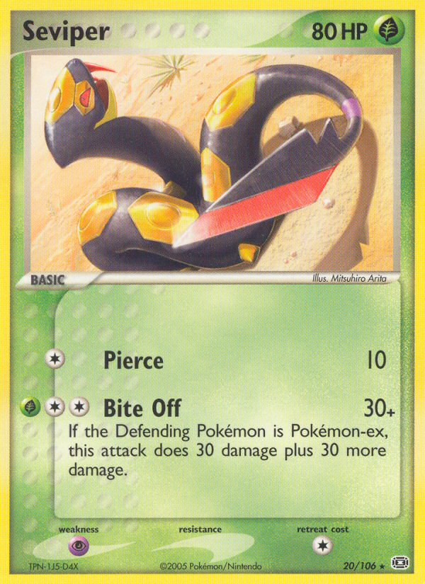 Seviper (20/106) [EX: Emerald] | Good Games Cannington