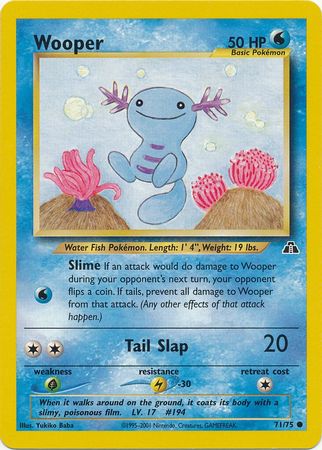 Wooper (71/75) [Neo Discovery Unlimited] | Good Games Cannington