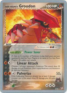 Team Magma's Groudon (9/95) (Magma Spirit - Tsuguyoshi Yamato) [World Championships 2004] | Good Games Cannington