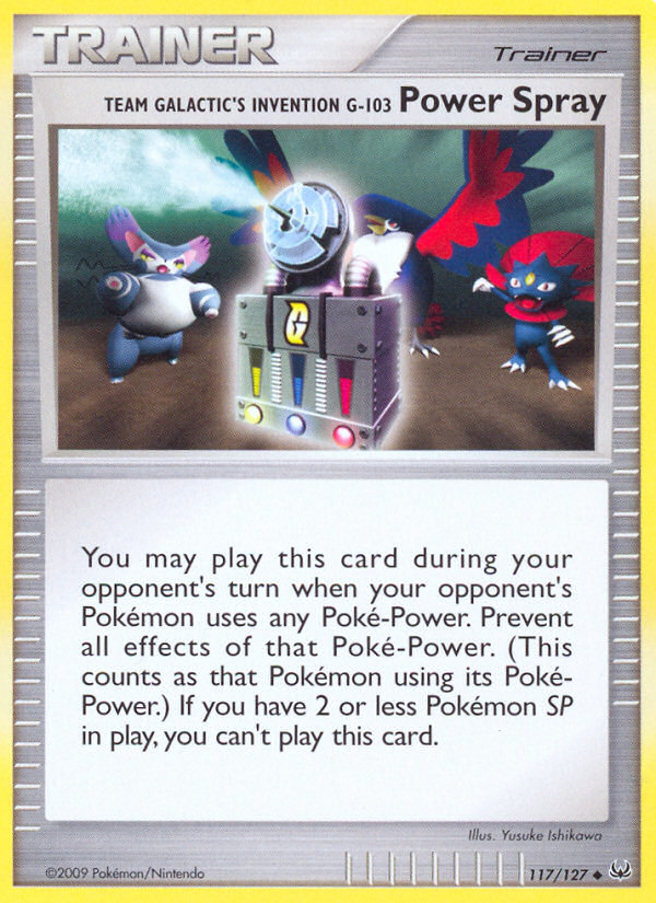 Team Galactic's Invention G-103 Power Spray (117/127) [Platinum: Base Set] | Good Games Cannington