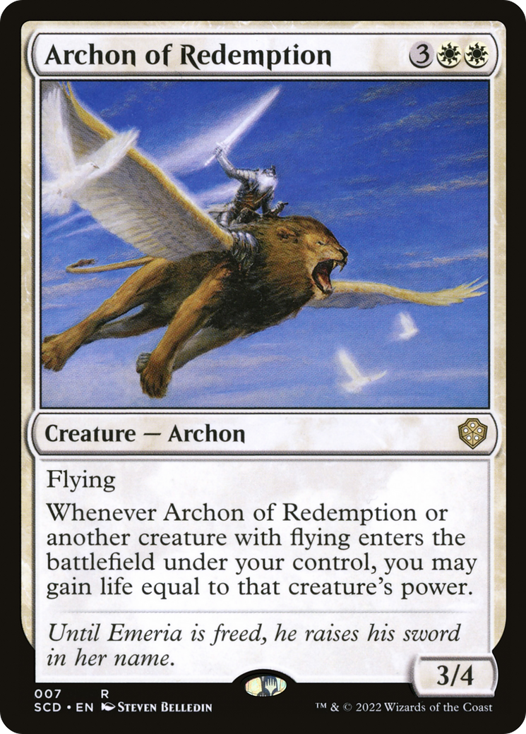 Archon of Redemption [Starter Commander Decks] | Good Games Cannington