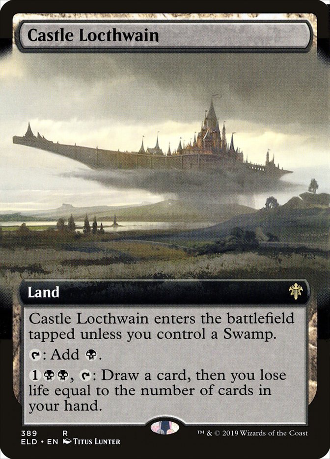 Castle Locthwain (Extended Art) [Throne of Eldraine] | Good Games Cannington
