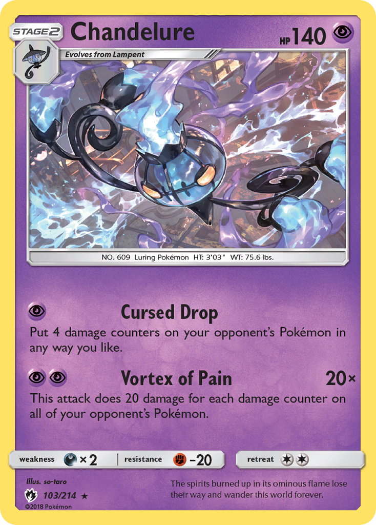 Chandelure (103/214) [Sun & Moon: Lost Thunder] | Good Games Cannington