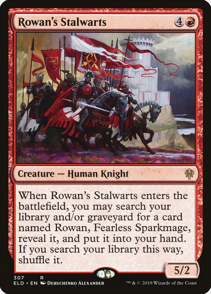 Rowan's Stalwarts [Throne of Eldraine] | Good Games Cannington