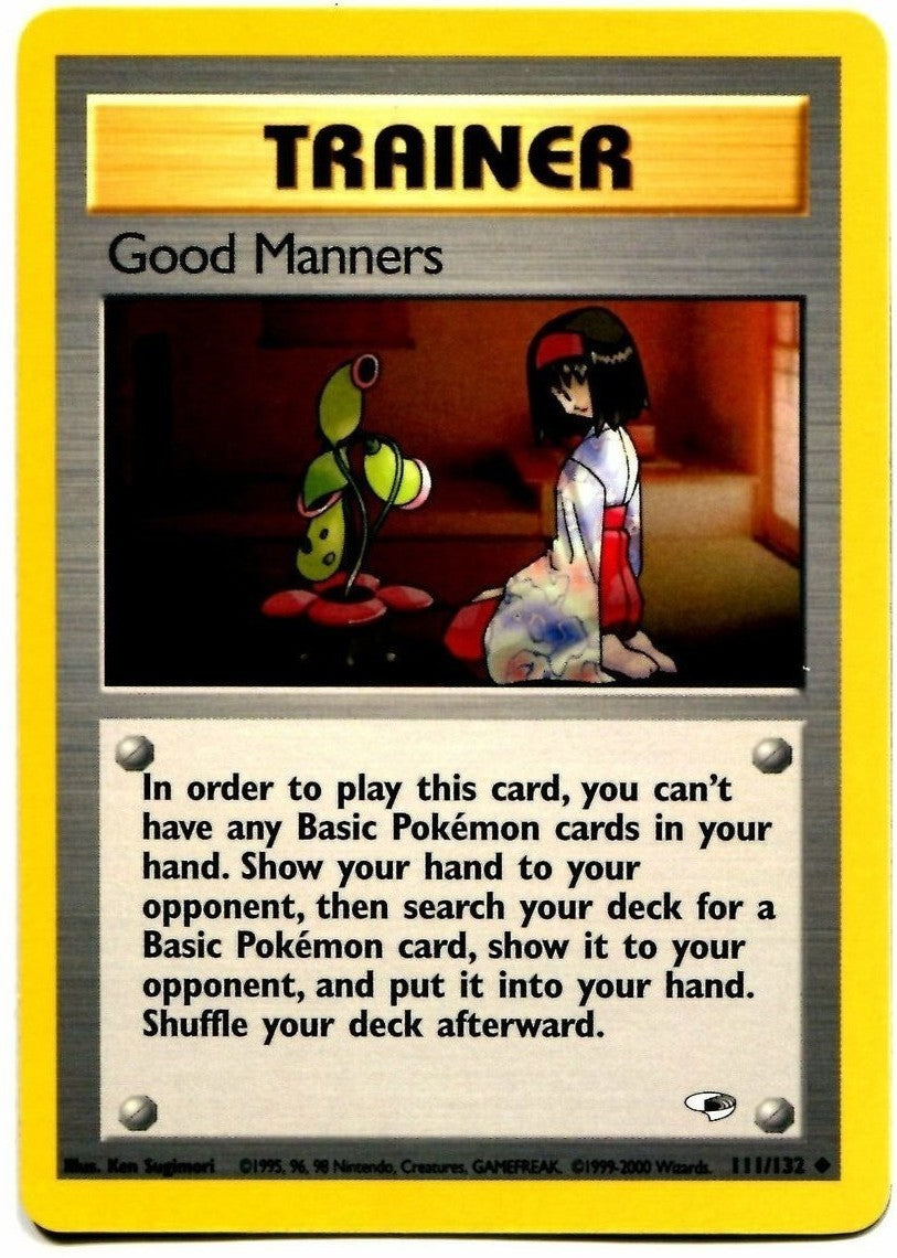Good Manners (111/132) [Gym Heroes Unlimited] | Good Games Cannington