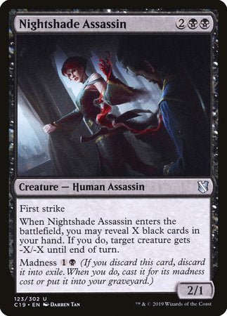 Nightshade Assassin [Commander 2019] | Good Games Cannington