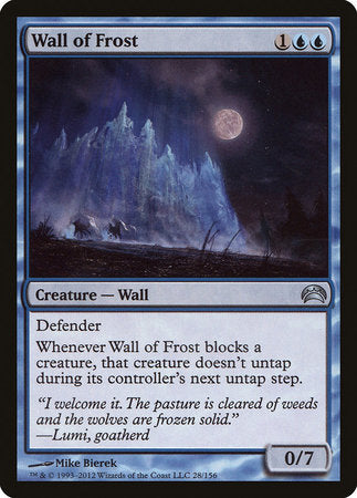 Wall of Frost [Planechase 2012] | Good Games Cannington