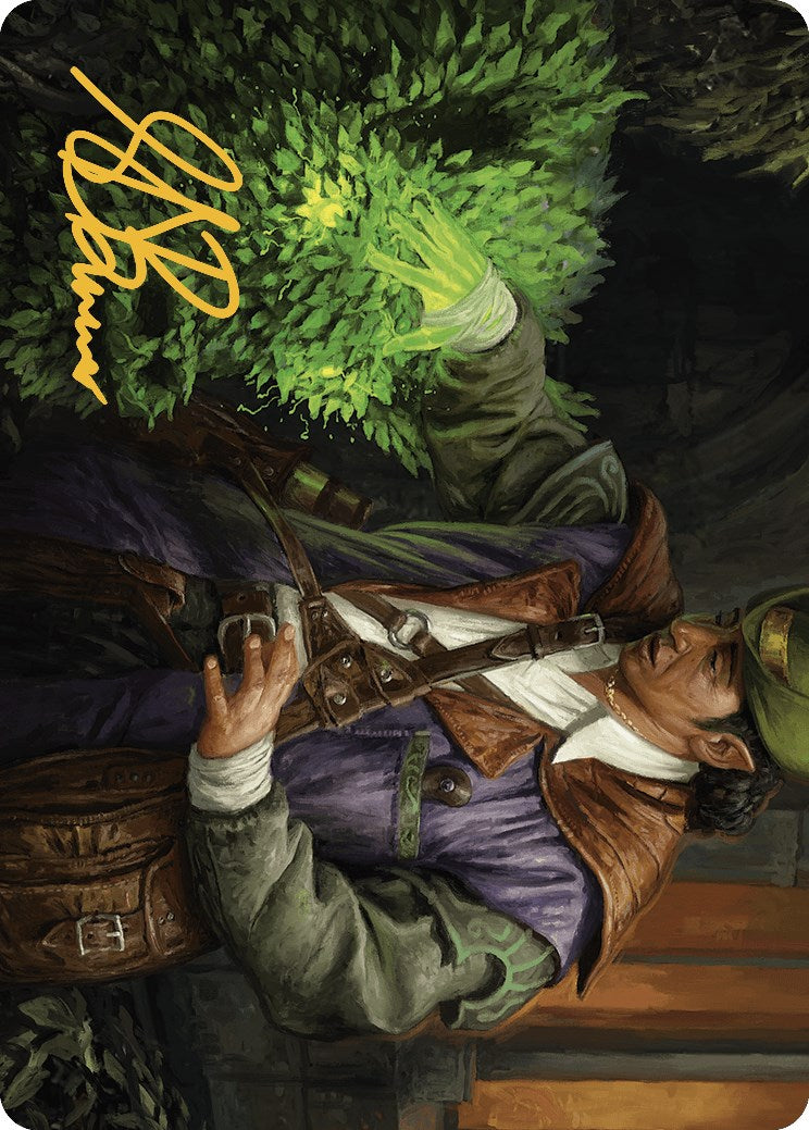 Hedge Whisperer Art Card (Gold-Stamped Signature) [Murders at Karlov Manor Art Series] | Good Games Cannington