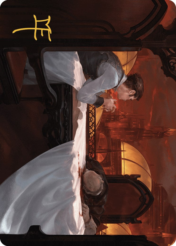 Expedited Inheritance Art Card (Gold-Stamped Signature) [Murders at Karlov Manor Art Series] | Good Games Cannington